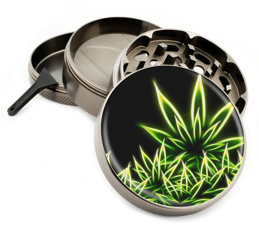 Premium Zinc Alloy Spice & Herb Crusher - Corrosion Resistant & Rust Proof - Diamond Teeth - #ZG-018