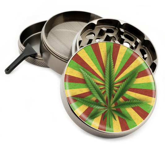 Premium Zinc Alloy Spice & Herb Crusher - Corrosion Resistant & Rust Proof - Diamond Teeth - #ZG-019