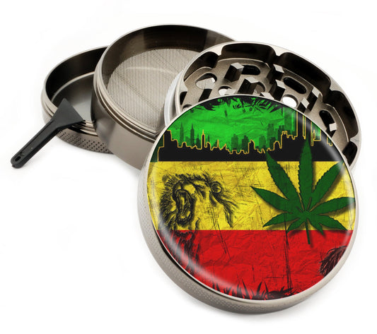 Premium Zinc Alloy Spice & Herb Crusher - Corrosion Resistant & Rust Proof - Diamond Teeth - #ZG-022