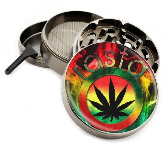 Premium Zinc Alloy Spice & Herb Crusher - Corrosion Resistant & Rust Proof - Diamond Teeth - #ZG-023