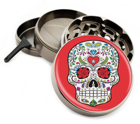 Premium Zinc Alloy Spice & Herb Crusher - Corrosion Resistant & Rust Proof - Diamond Teeth - #ZG-032