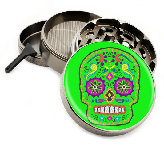 Premium Zinc Alloy Spice & Herb Crusher - Corrosion Resistant & Rust Proof - Diamond Teeth - #ZG-035