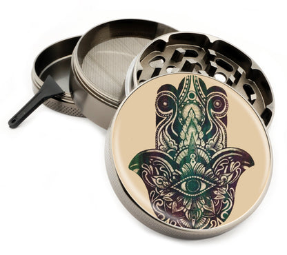 Premium Zinc Alloy Spice & Herb Crusher - Corrosion Resistant & Rust Proof - Diamond Teeth - #ZG-041