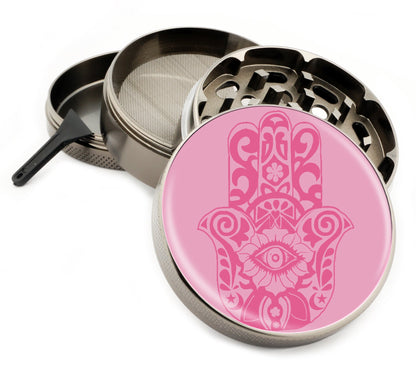 Premium Zinc Alloy Spice & Herb Crusher - Corrosion Resistant & Rust Proof - Diamond Teeth - #ZG-042
