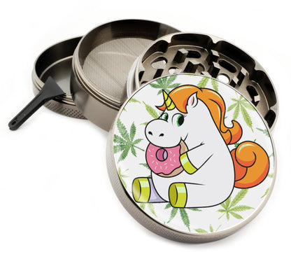 Premium Zinc Alloy Spice & Herb Crusher - Corrosion Resistant & Rust Proof - Diamond Teeth - #ZG-044