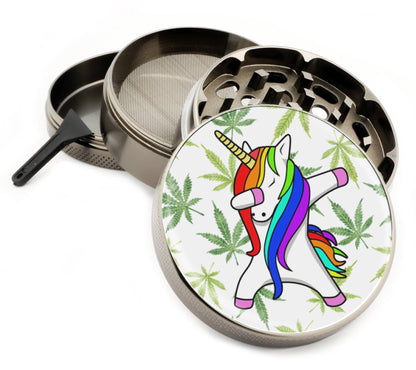 Premium Zinc Alloy Spice & Herb Crusher - Corrosion Resistant & Rust Proof - Diamond Teeth - #ZG-048