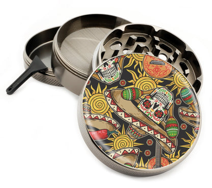 Premium Zinc Alloy Spice & Herb Crusher - Corrosion Resistant & Rust Proof - Diamond Teeth - #ZG-057