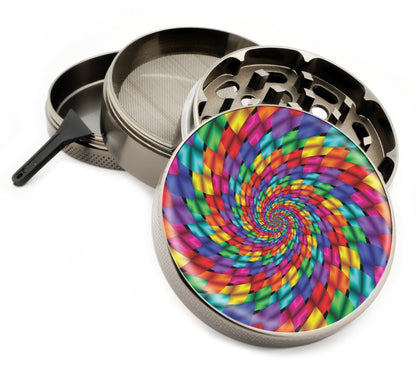 Premium Zinc Alloy Spice & Herb Crusher - Corrosion Resistant & Rust Proof - Diamond Teeth - #ZG-092
