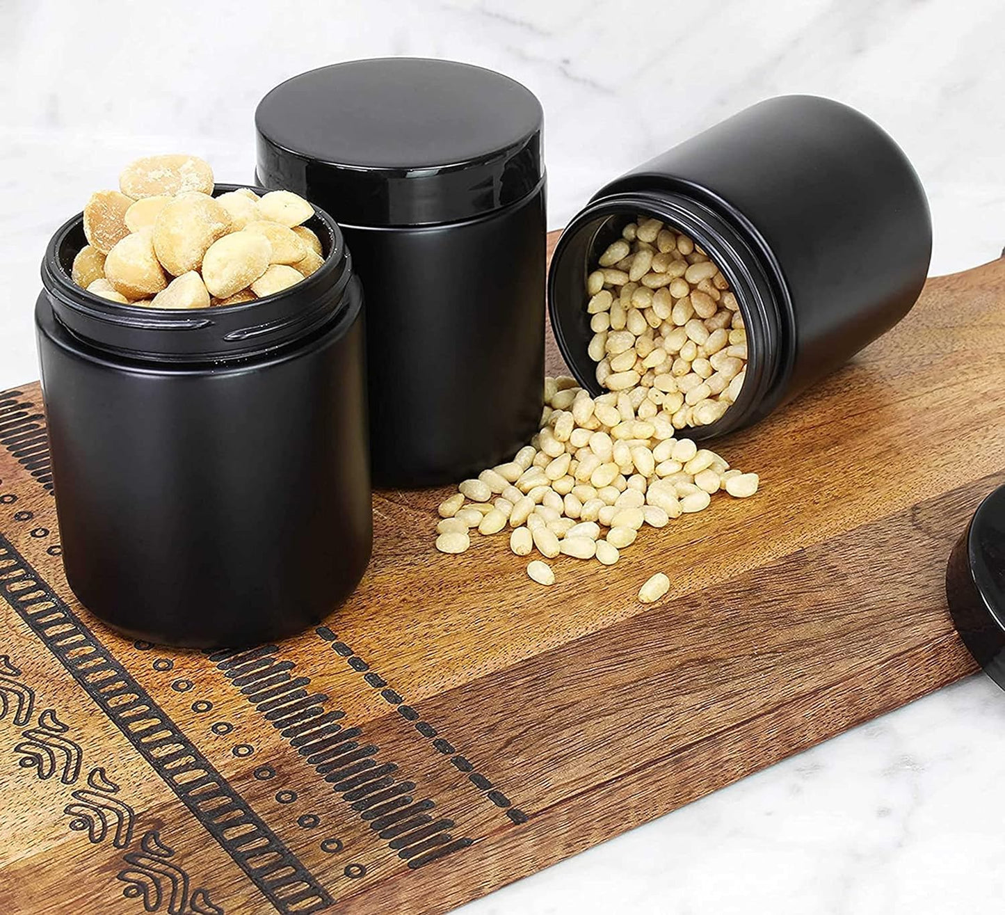 UV Proof Premium Jar Herb Storage Container With Design #UVR-014