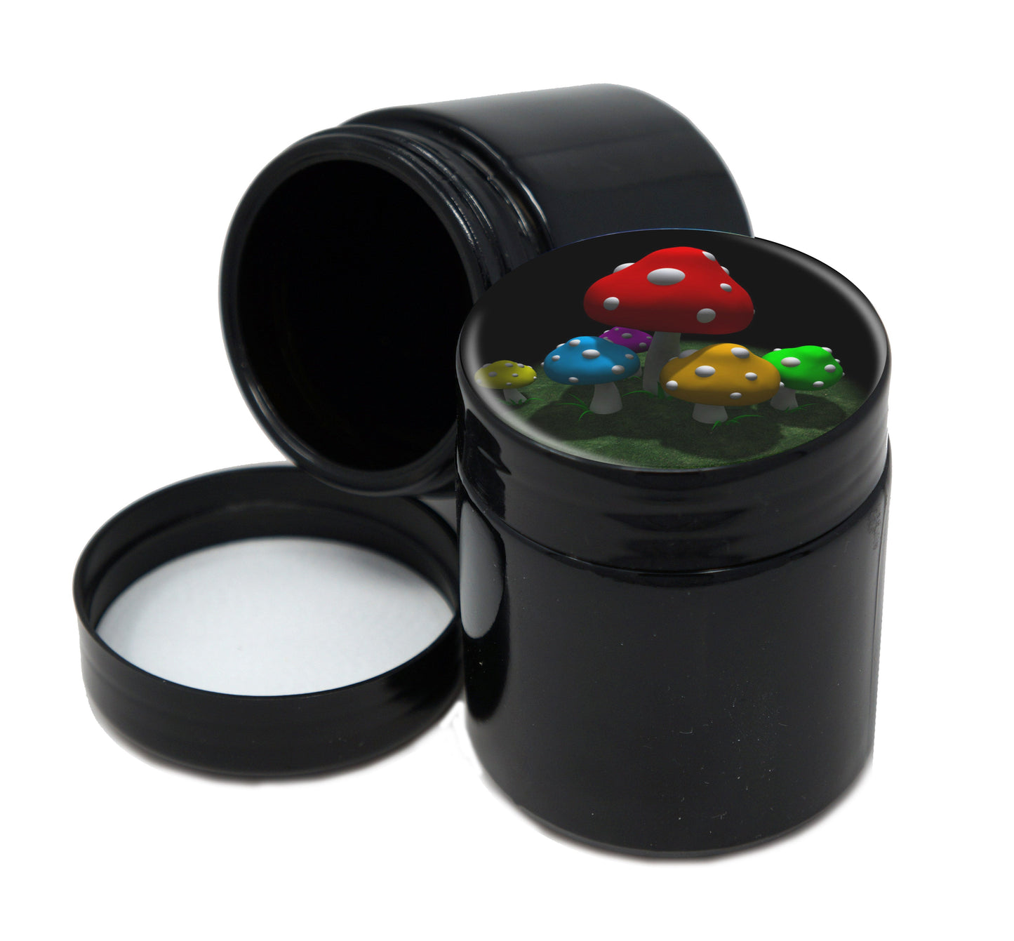 UV Proof Premium Jar Herb Storage Container With Design #UVR-007
