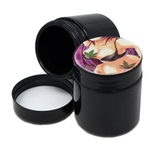 UV Proof Premium Jar Herb Storage Container With Design #UVR-071