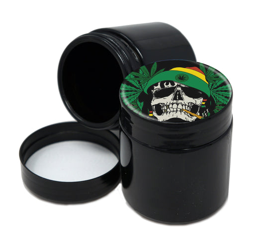 UV Proof Premium Jar Herb Storage Container With Design #UVR-081