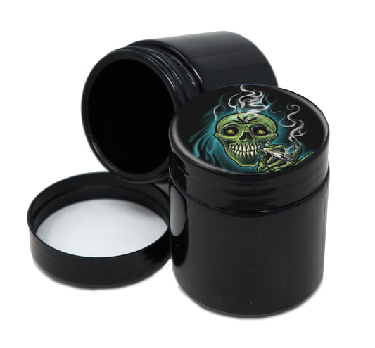 UV Proof Premium Jar Herb Storage Container With Design #UVR-084