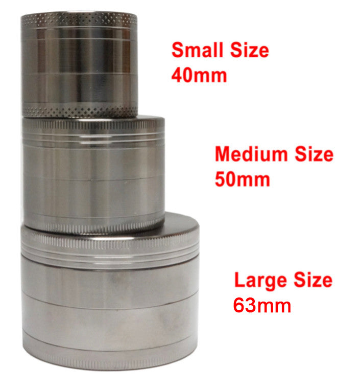 Premium Zinc Alloy Spice & Herb Crusher - Corrosion Resistant & Rust Proof - Diamond Teeth - #ZG-092